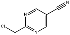 2-(氯甲基)-5-嘧啶甲腈 结构式