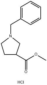 Methyl 1-benzylpyrrolidine-3-carboxylate hydrochloride Struktur