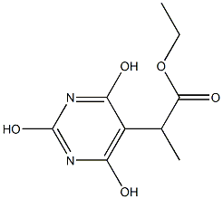 ethyl 2-(2,4,6-trihydroxypyriMidin-5-yl)propanoate 结构式