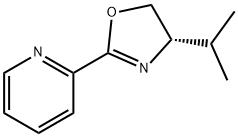 (S)-2-(4-异丙基-4,5-二氢-噁唑-2-基)-吡啶, 108915-04-4, 结构式