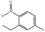 1-硝基-2-乙基-4-氟苯 结构式