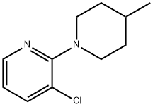 3-氯-2-(4-甲基-1-哌啶)-吡啶, 1089610-42-3, 结构式
