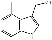 (4-Methyl-1H-indol-3-yl)Methanol 化学構造式