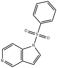 1-(Phenylsulfonyl)-1H-pyrrolo[3,2-c]pyridine Struktur