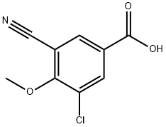 3-Chloro-5-cyano-4-Methoxybenzoic acid|3-氯-5-氰基-4-甲氧基苯甲酸