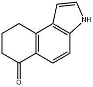 3,7,8,9-テトラヒドロ-6H-ベンズ[E]インドール-6-オン 化学構造式