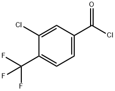 3-Chloro-4-(trifluoroMethyl)benzoyl fluoride Struktur