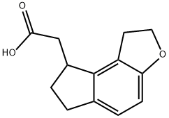 1,6,7,8-四氢-2H-茚并[5,4-B]呋喃-8-乙酸, 1092507-01-1, 结构式