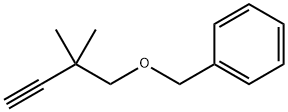 Benzene, [[(2,2-diMethyl-3-butyn-1-yl)oxy]Methyl]- Structure