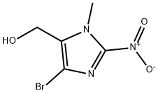 (4-BroMo-1-Methyl-2-nitro-1H-iMidazol-5-yl)Methanol Structure