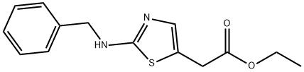 Ethyl 2-(2-(benzylaMino)thiazol-5-yl)acetate Structure