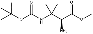 (S)-Methyl-2-aMino-3-(tert-butoxycarbonylaMino)-3-Methylbutanoate Struktur