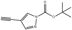 1-Boc-4-ethynyl-1H-pyrazole Struktur