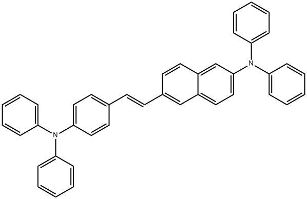 DPASN , (E)-6-(4-(diphenylaMino)styryl)-N,N-diphenylnaphthalen Struktur