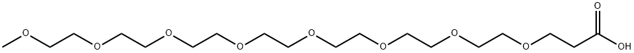 M-DPEG®₈-ACID 化学構造式