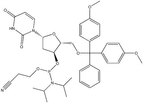 DMT-dU-CE Phosphoramidite|5'-O-(4,4'-二甲氧基三苯甲基)-2'-脱氧尿苷-3'-O-[O-(2-氰基乙基)-N,N'-二异丙基亚磷酰胺]