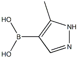 (5-Methyl-1H-pyrazol-4-yl)boronic acid Struktur