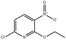 6-Chloro-2-ethoxy-3-nitropyridine Struktur