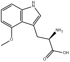 D-4-甲氧基色氨酸 结构式