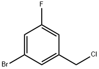 3-溴-5-氟苄氯 结构式