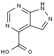 1H-Pyrazolo[3,4-d]pyrimidine-4-carboxylic acid Structure