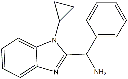 (1-Cyclopropyl-1H-benzo[d]iMidazol-2-yl)(phenyl)MethanaMine 化学構造式