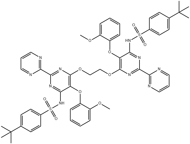 BenzenesulfonaMide, N,N'-[1,2-ethanediylbis[oxy[5-(2-Methoxyphenoxy)[2,2'-bipyriMidine]-6,4-diyl]]]bis[4-(1,1-diMethylethyl)- price.