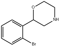 2-(2-溴苯基)吗啉 结构式