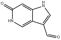 6-Hydroxy-5-azaindole-3-carbaldehyde 结构式