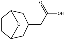 8-Oxabicyclo[3.2.1]octane-3-acetic acid Structure