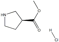 (S)-Methyl pyrrolidine-3-carboxylate HCL Structure