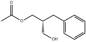 1,3-Propanediol, 2-(phenylMethyl)-, 1-acetate, (2R)- Structure