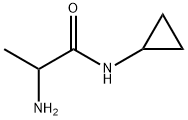 4-氨基-N-环丙烷-DL-丙酰胺 结构式