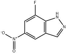 7-Fluoro-5-nitroindazole Struktur