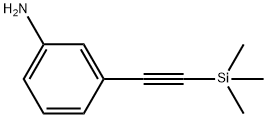 3-[(TriMethylsilyl)ethynyl]aniline Structure