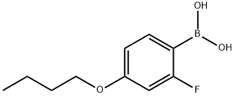 (4-Butoxy-2-fluorophenyl)boronic acid Struktur