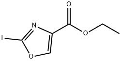 2-碘噁唑-4-羧酸乙酯 结构式