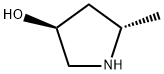 (3S,5S)-5-Methylpyrrolidin-3-ol Struktur