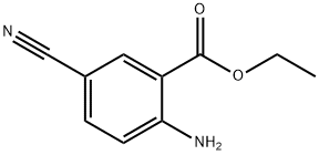 Ethyl 2-aMino-5-cyanobenzoate 化学構造式