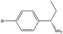 (S)-1-(4-溴苯基)丙-1-胺 结构式