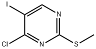 4-Chloro-5-iodo-2-methylthiopyrimidine Struktur