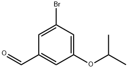 3-BroMo-5-isopropoxybenzaldehyde 化学構造式