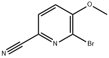 6-溴-5-甲氧基皮考啉腈,1112851-37-2,结构式