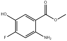 2-AMino-4-fluoro-5-hydroxy-benzoic acid Methyl ester Struktur