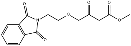 4-[2-(1,3-Dihydro-1,3-dioxo-2H-isoindol-2-yl)ethoxy]-3-oxobutanoic Acid Methyl Ester Structure