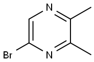 5-BroMo-2,3-diMethylpyrazine Structure