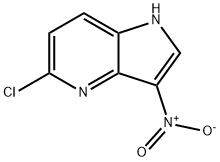 5-CHLORO-3-NITRO-4-AZAINDOLE, 1116136-63-0, 结构式