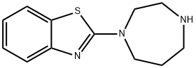 2-[1,4]二氮杂环庚烷-1-基-苯并噻唑 结构式