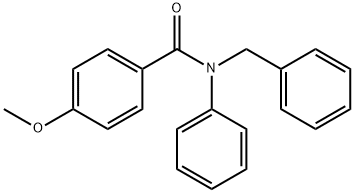 N-苄基-4-甲氧基-N-苯基苯甲酰胺,111735-27-4,结构式