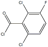 2,6-Dichloro-3-fluorobenzoylchloride Struktur